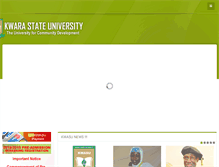 Tablet Screenshot of kwasu.edu.ng